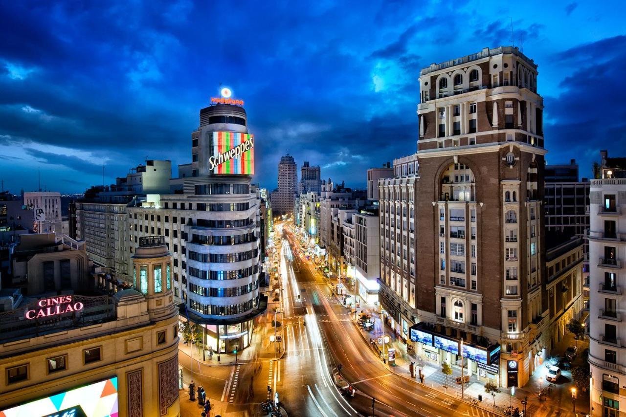 Bed and Breakfast La Reina De Gran Via - Parking Tph Madrid Exteriér fotografie